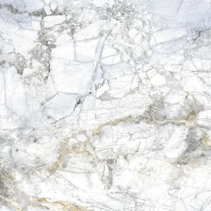 Supreme 4D Shaped Marble Effect Porcelain Tile 100x100cm Matt
