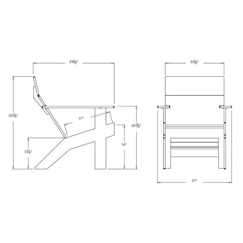 Tall Lollygagger Lounge with Cushion Bundle