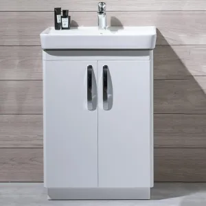 Tavistock Compass Floorstanding Vanity Unit With Deep Ceramic Basin
