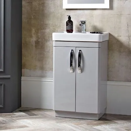 Tavistock Compass Floorstanding Vanity Unit With Deep Ceramic Basin