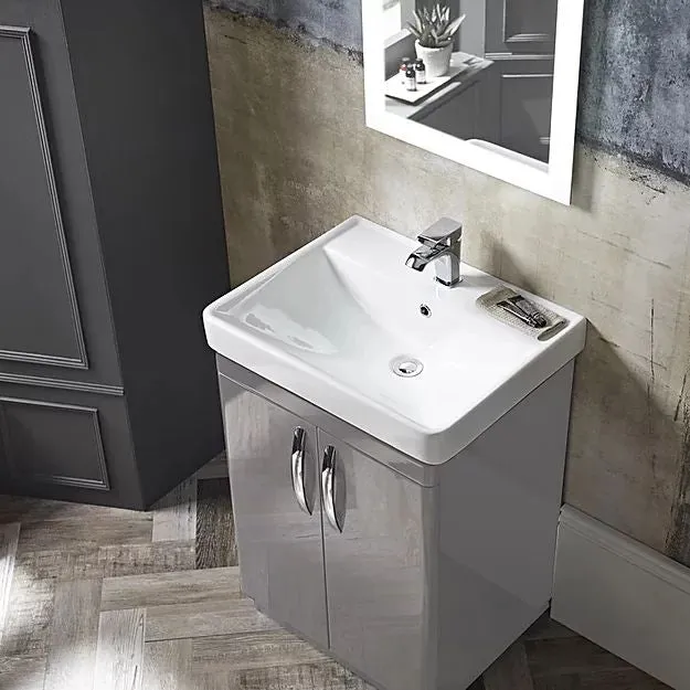 Tavistock Compass Floorstanding Vanity Unit With Deep Ceramic Basin