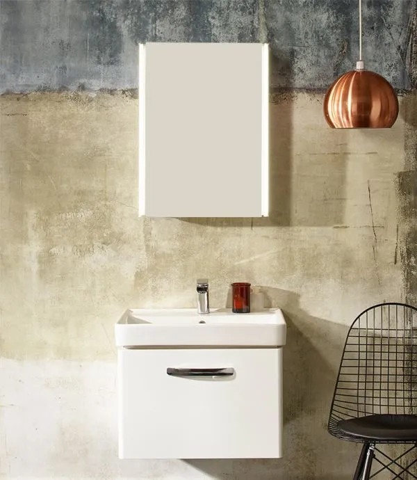 Tavistock Compass Wall Mounted Vanity Unit With Deep Basin