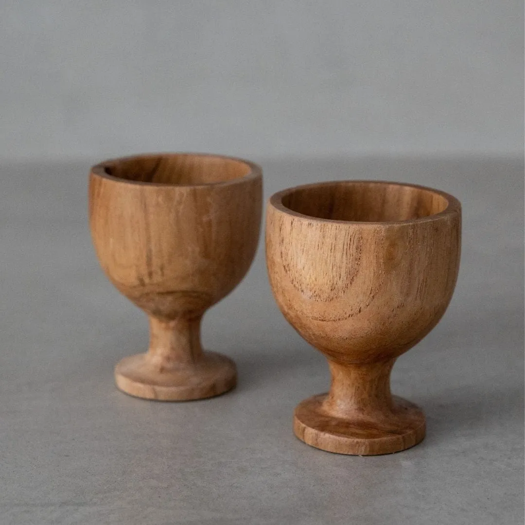 Teak Egg Cup | Natural Zoco Home