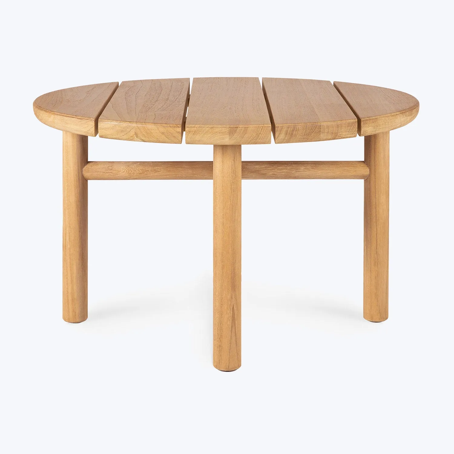 Teak Quatro Outdoor Round Side Table