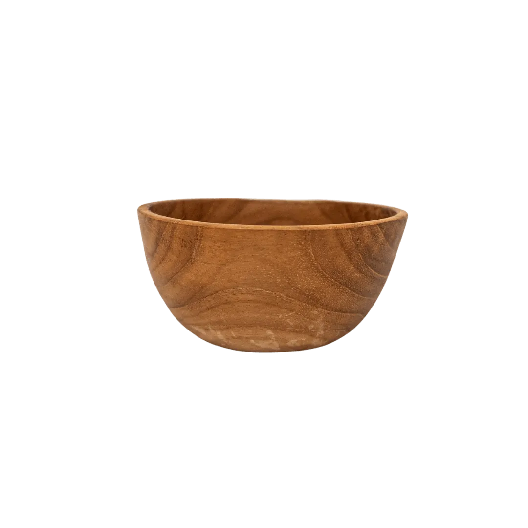Teak Wooden Bowl | 12x6cm Zoco Home