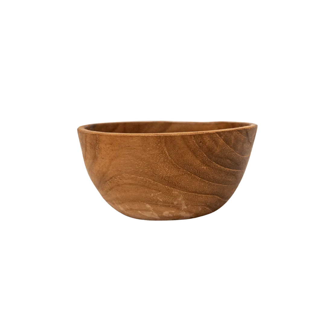Teak Wooden Bowl | 12x6cm Zoco Home