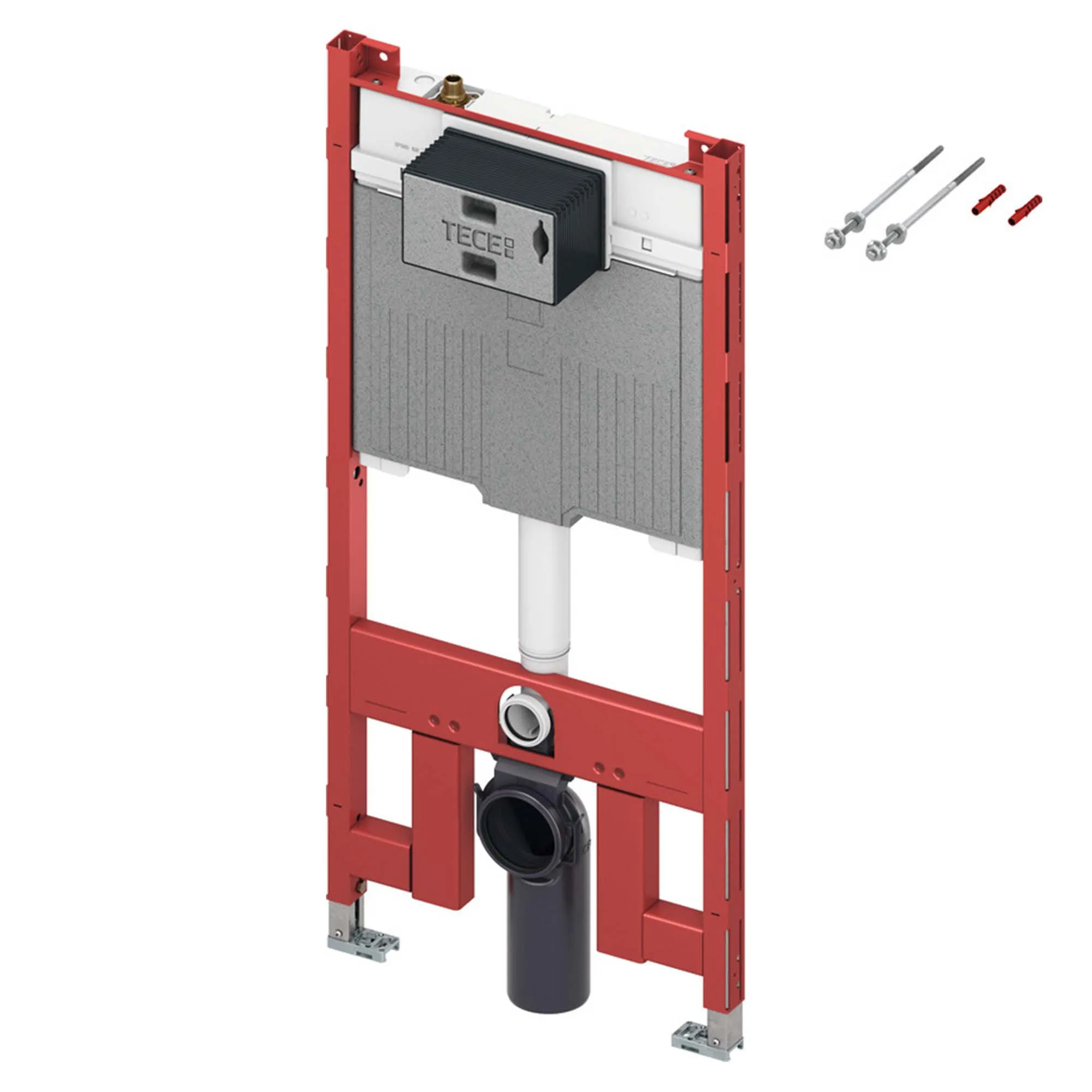 Tece Profil 1120 Wall-Hung Toilet Support Frame with Slim Concealed Octa II Cistern