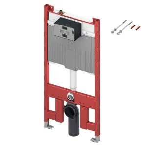 Tece Profil 1120 Wall-Hung Toilet Support Frame with Slim Concealed Octa II Cistern