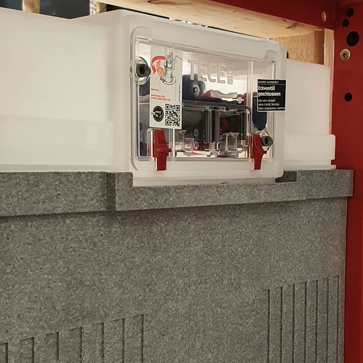Tece Profil Wall-Hung Toilet Support Frame with Concealed Uni Cistern