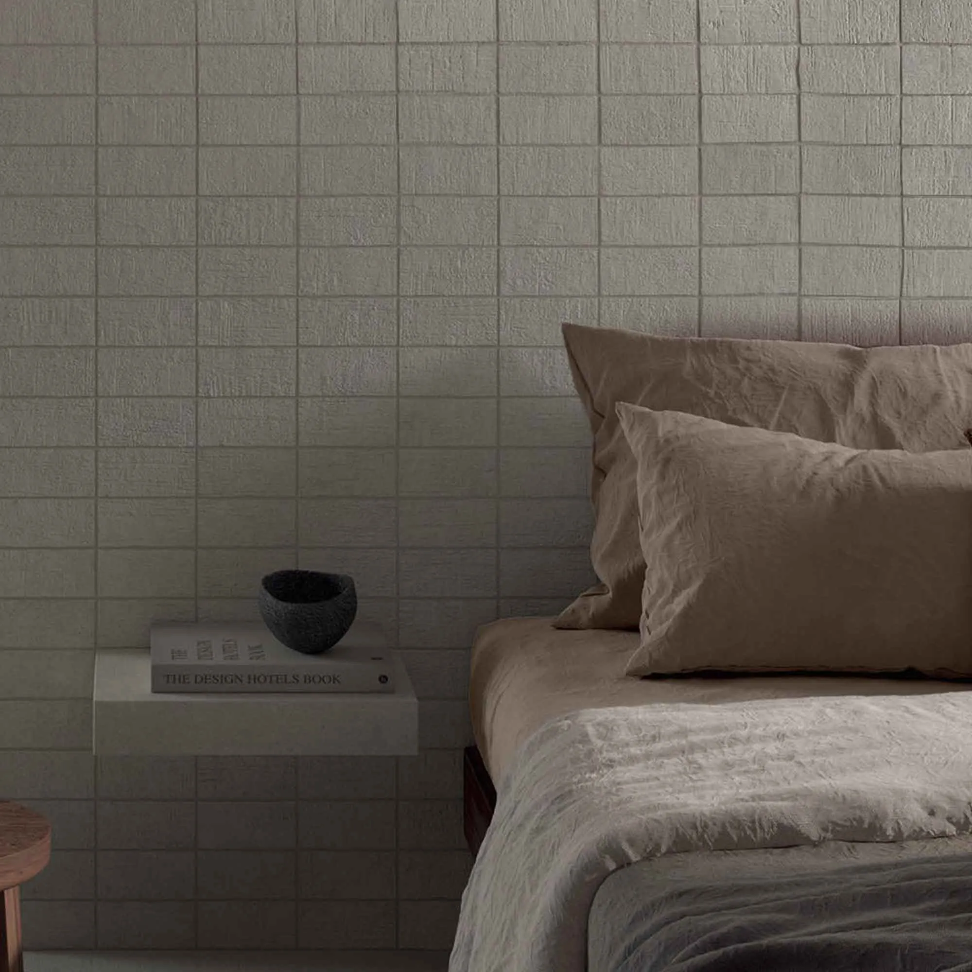 Terra Crea Calce Concrete Effect Porcelain Tile 7.5x30cm Matt