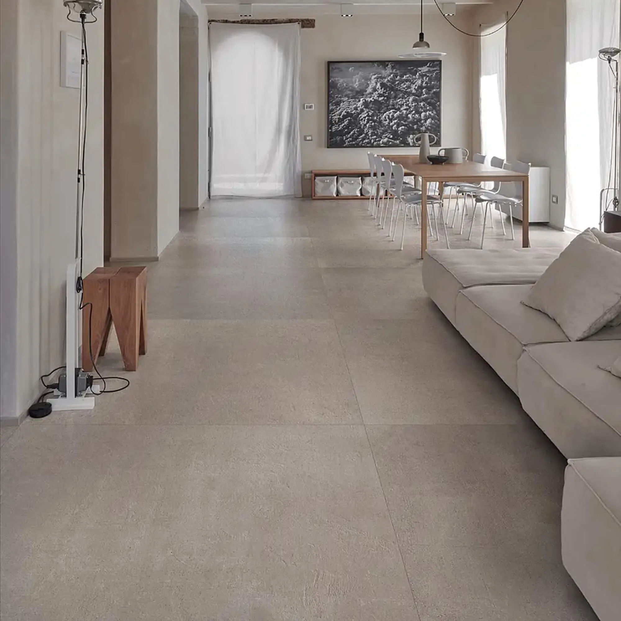 Terra Crea Corda Concrete Effect Porcelain Tile 60x120cm Matt
