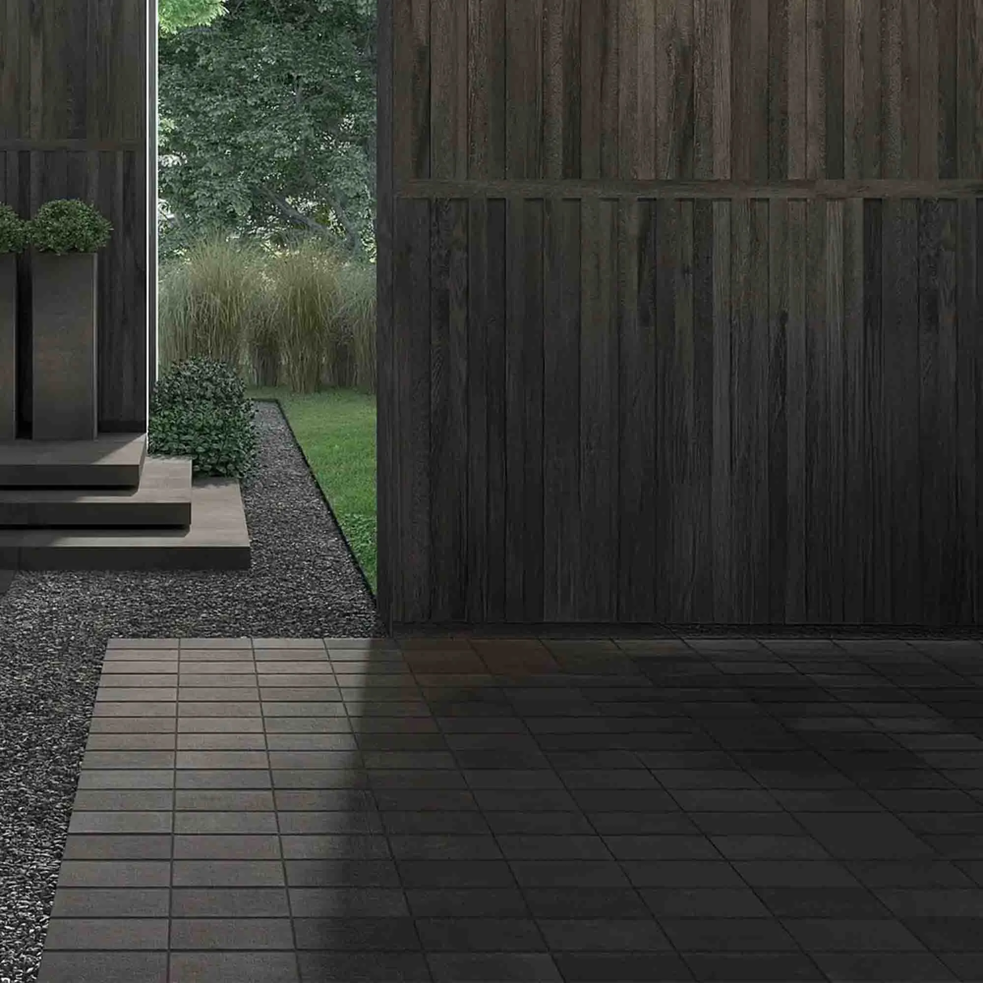 Terra Crea Pomice Concrete Effect Porcelain Tile 7.5x30cm Matt