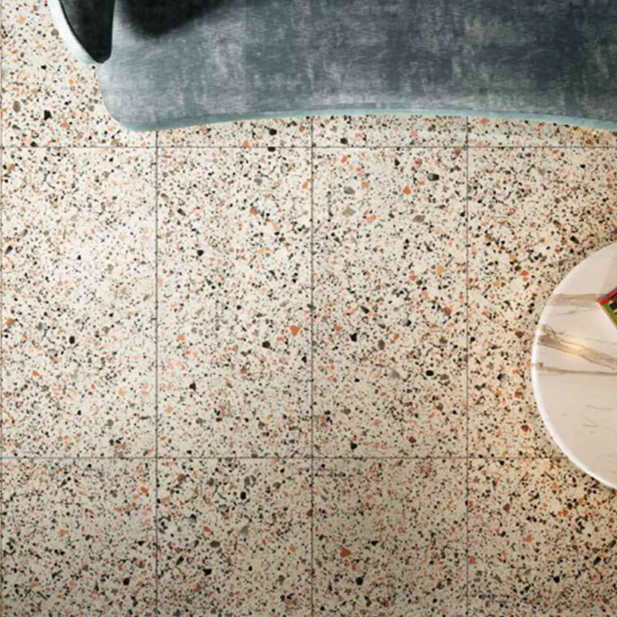 Terrazzo Lusso Pink Full-Bodied Porcelain Tile 60x60cm Matt