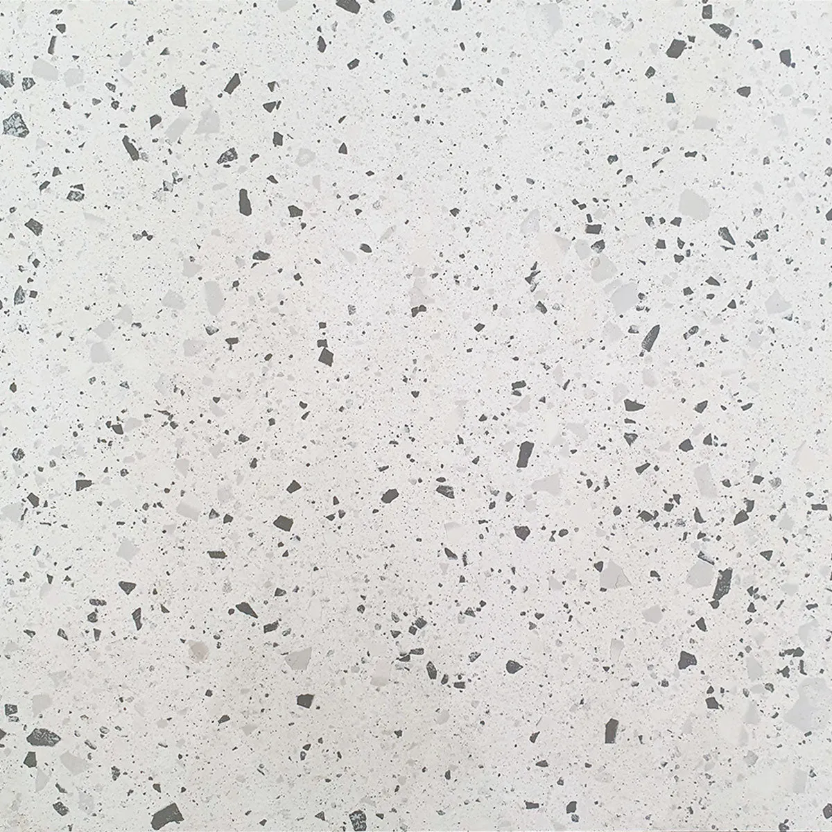 Terrazzo Lusso White Full-Bodied Porcelain Tile 60x60cm Matt