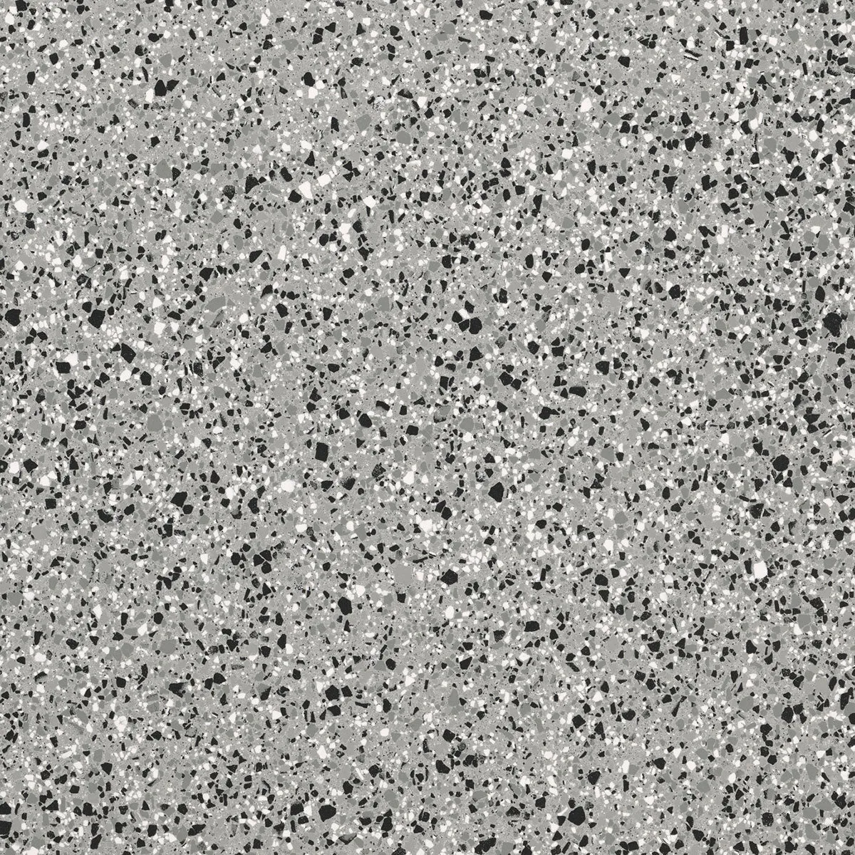 Terrazzo Lux Grey Full-Bodied Porcelain Tile 60x60cm Matt
