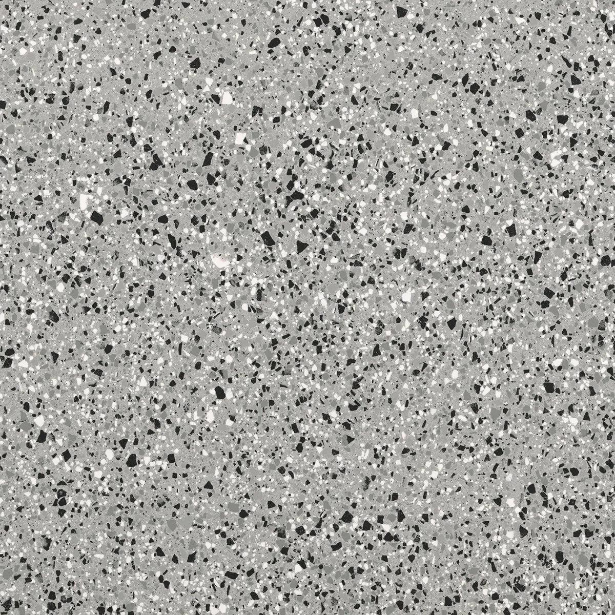 Terrazzo Lux Grey Full-Bodied Porcelain Tile 60x60cm Matt