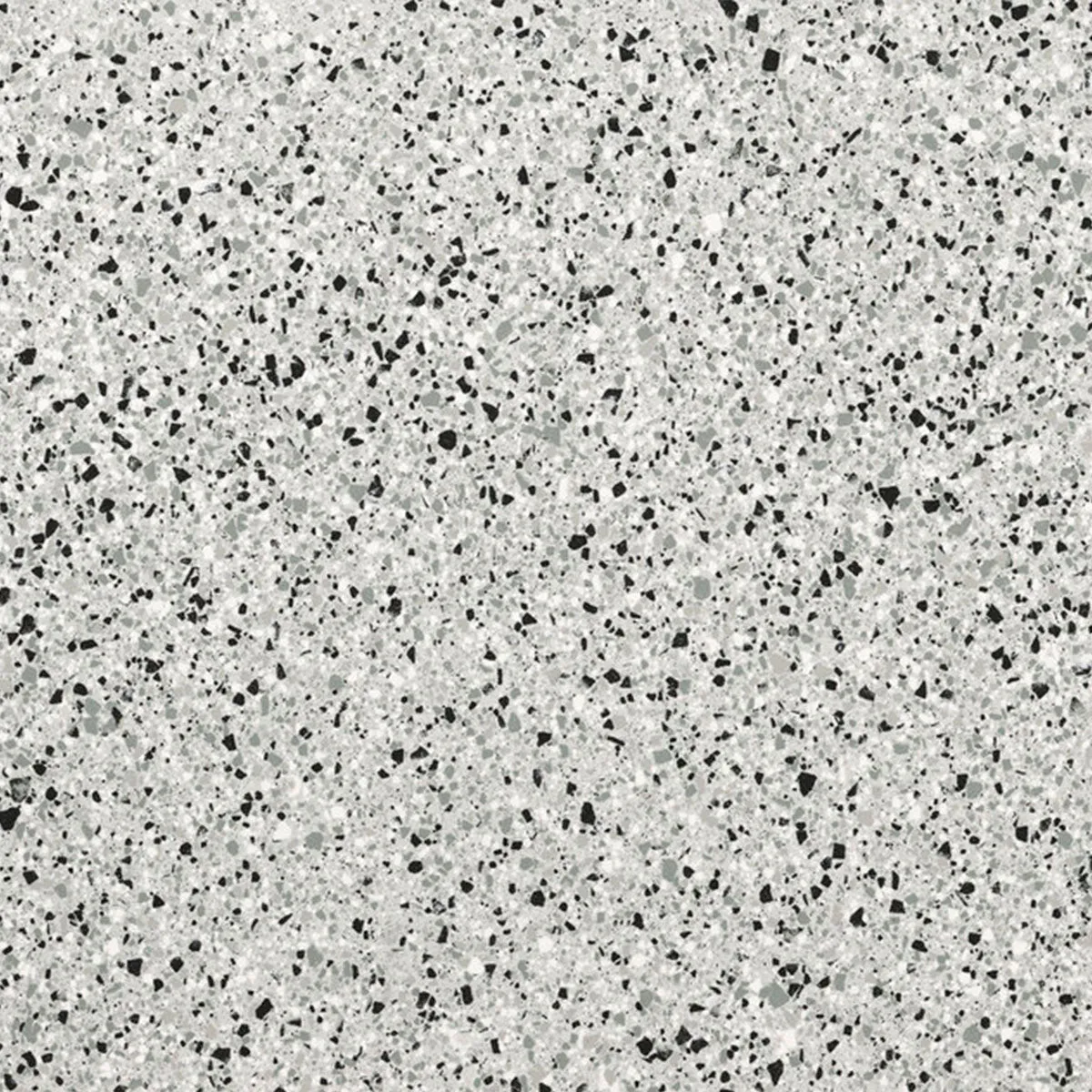 Terrazzo Lux Silver Full-Bodied Porcelain Tile 60x60cm Matt