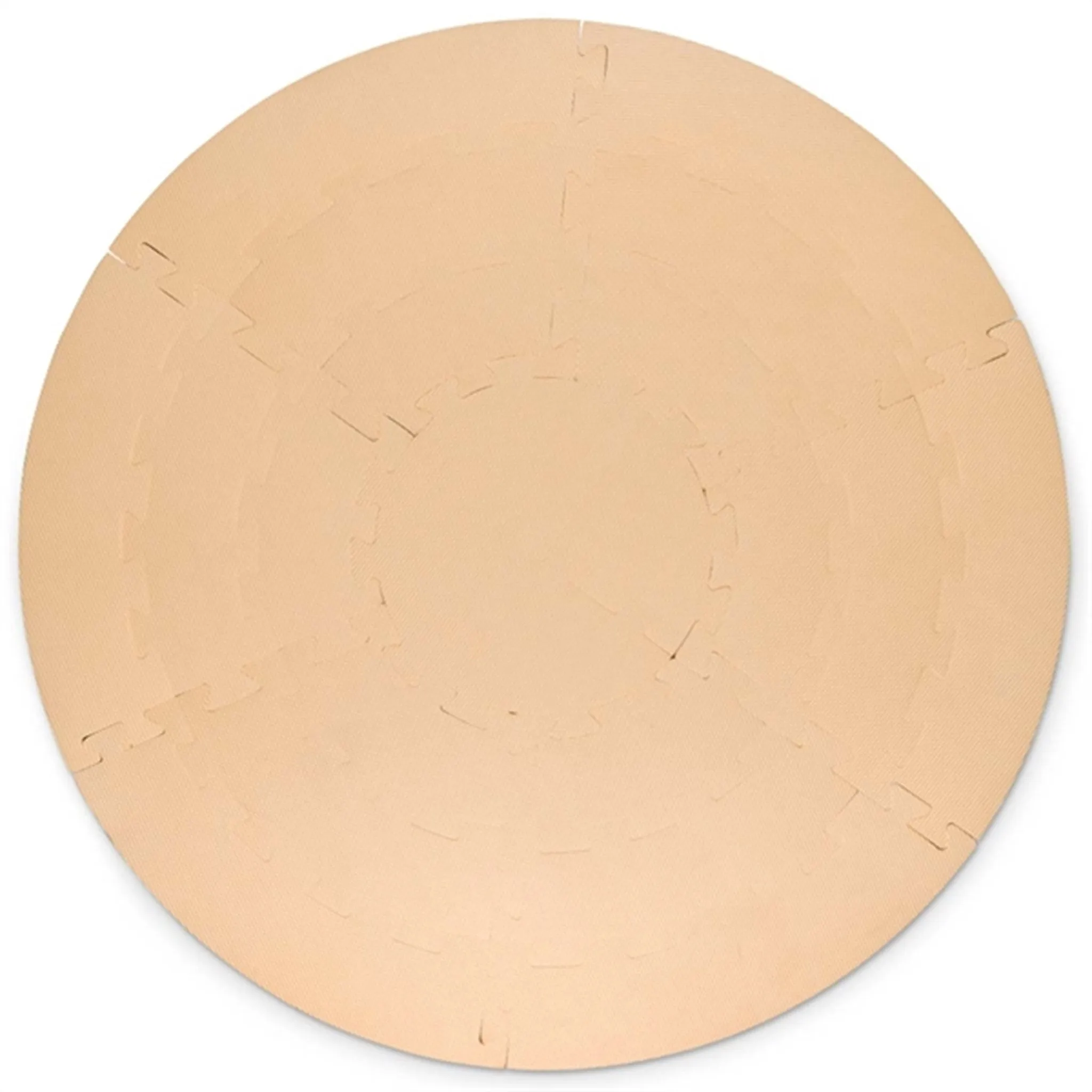 That's Mine Foam Play Mat Round Soft Beige