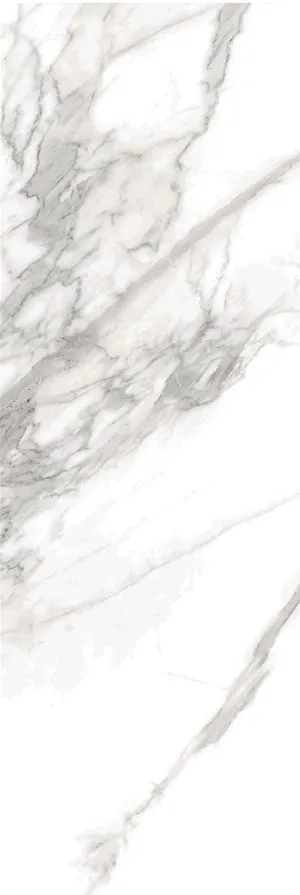 Torano Bianco Marble Effect Wall Tile 33x100cm Gloss