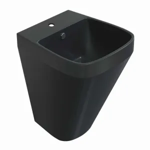 Toro Wall Mounted Basin - Matt Black