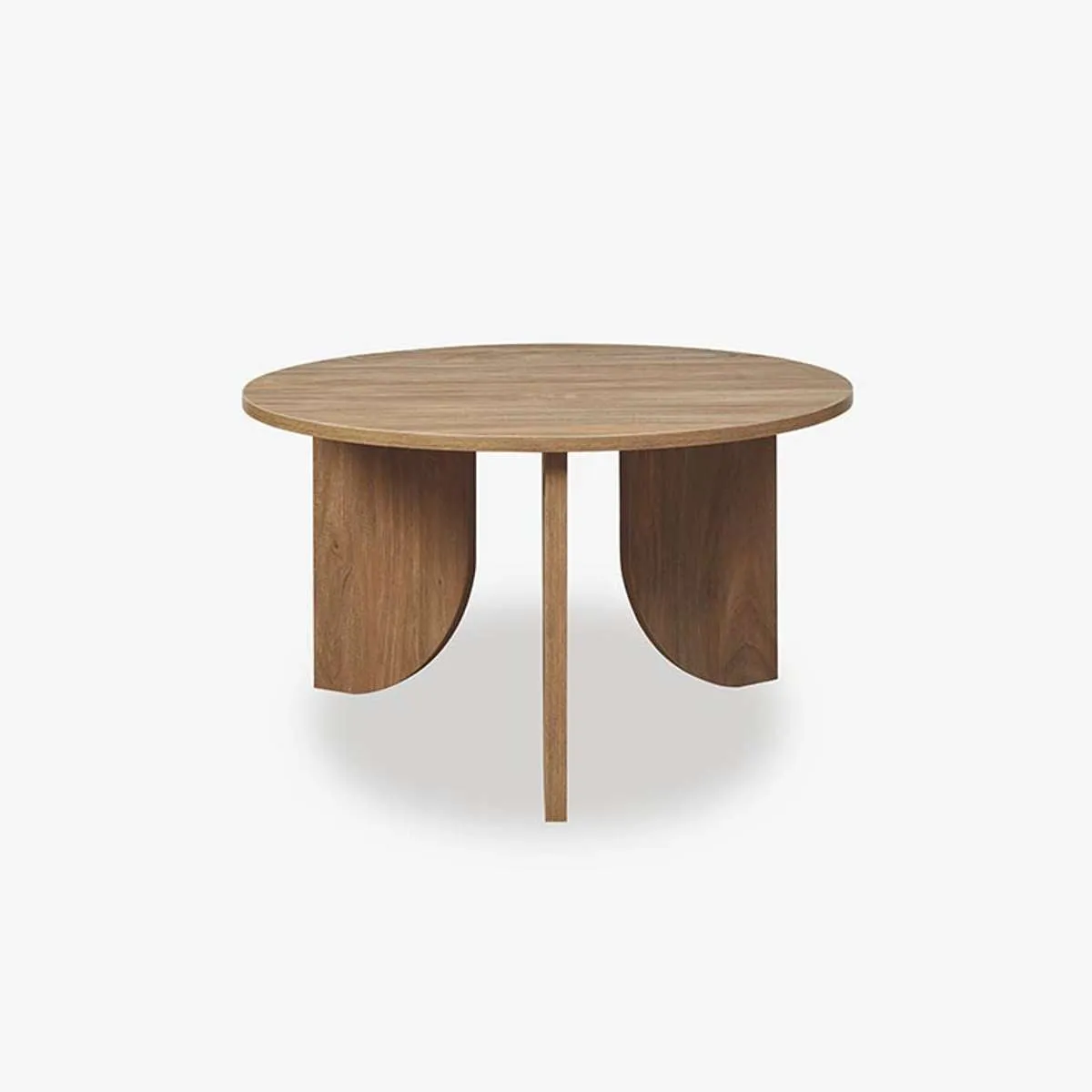 Tove Curved Leg Coffee Table - Pecan Mocka