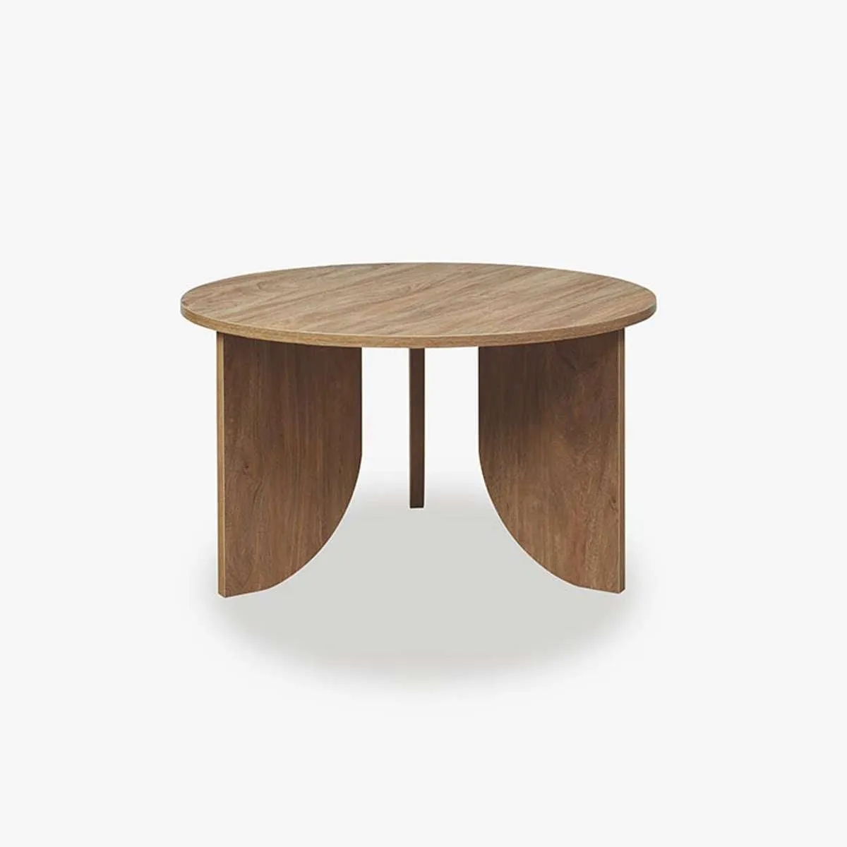 Tove Curved Leg Coffee Table - Pecan Mocka
