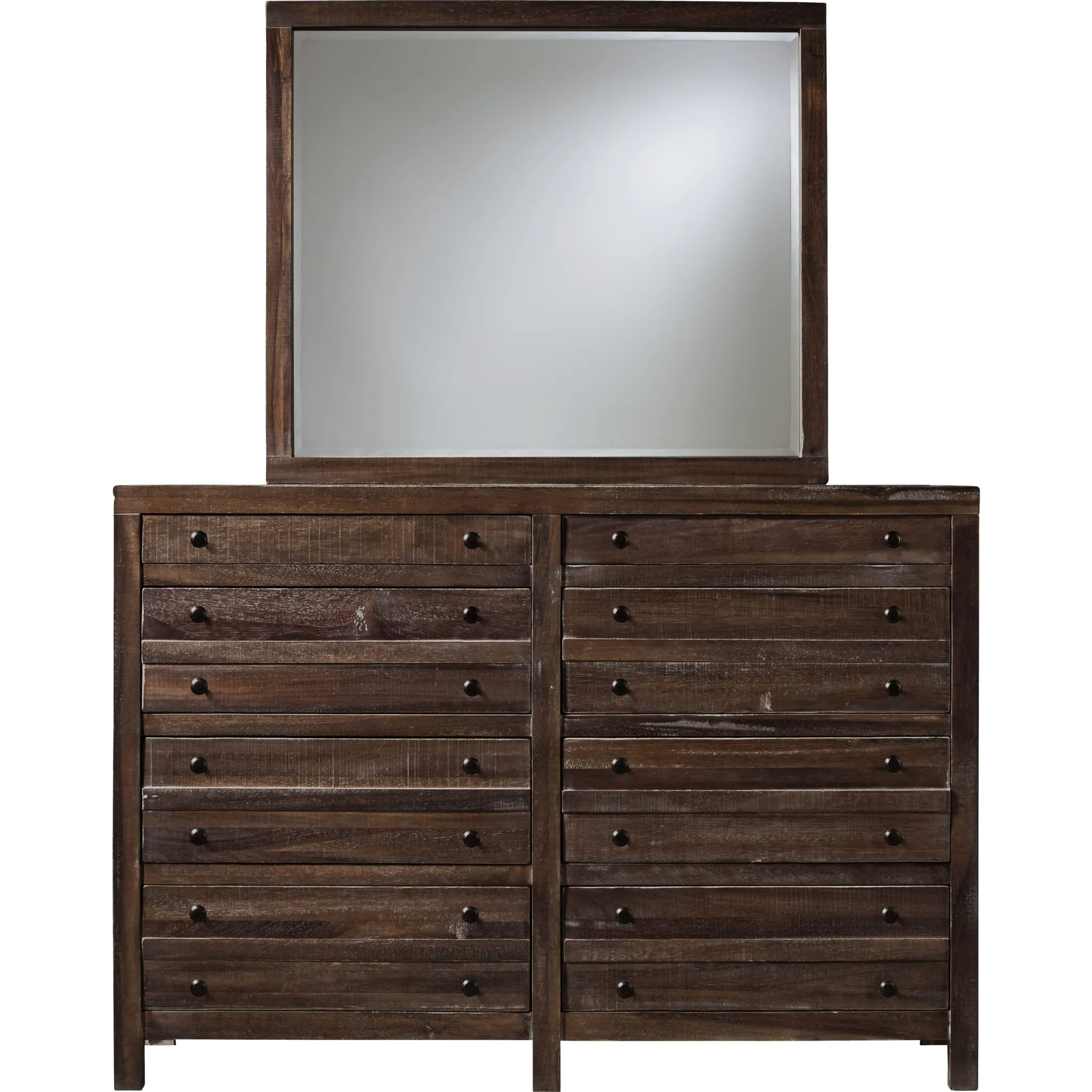 Townsend Eight Drawer Solid Wood Dresser in Java (2024) Modus