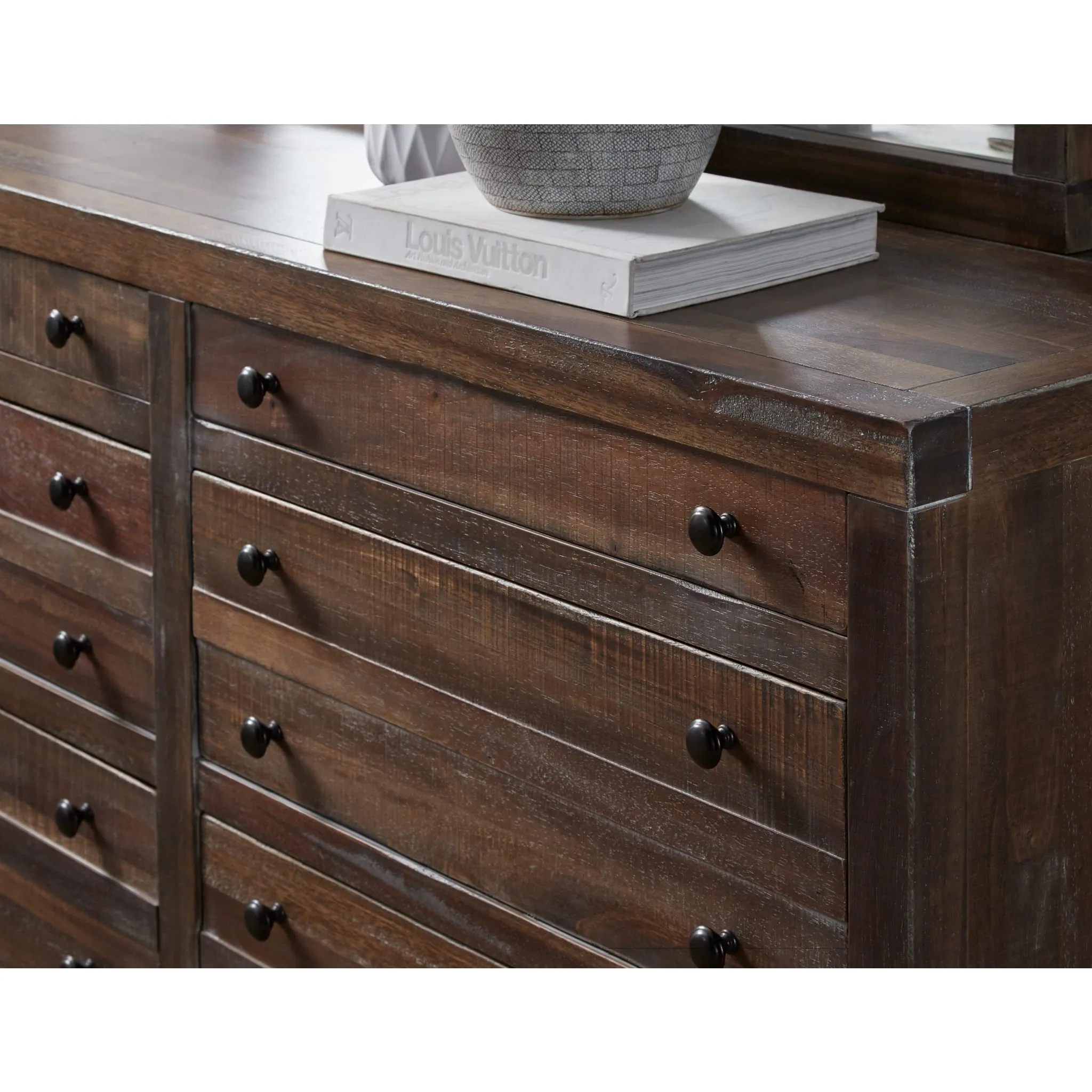 Townsend Eight Drawer Solid Wood Dresser in Java (2024) Modus