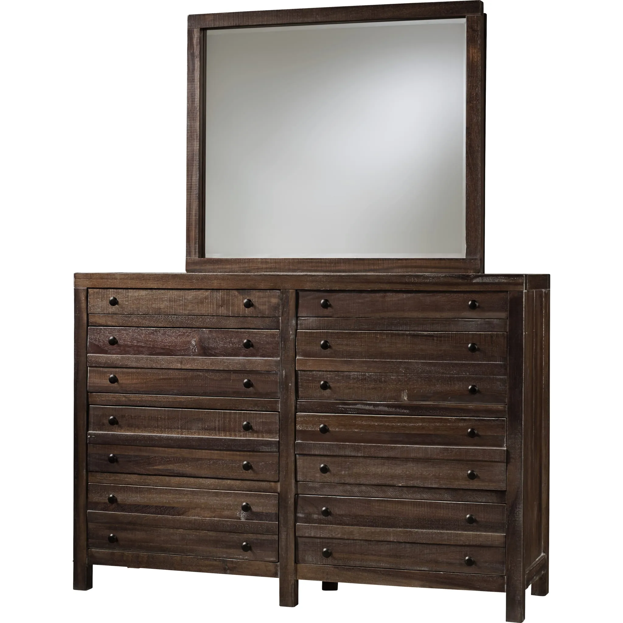 Townsend Eight Drawer Solid Wood Dresser in Java (2024) Modus