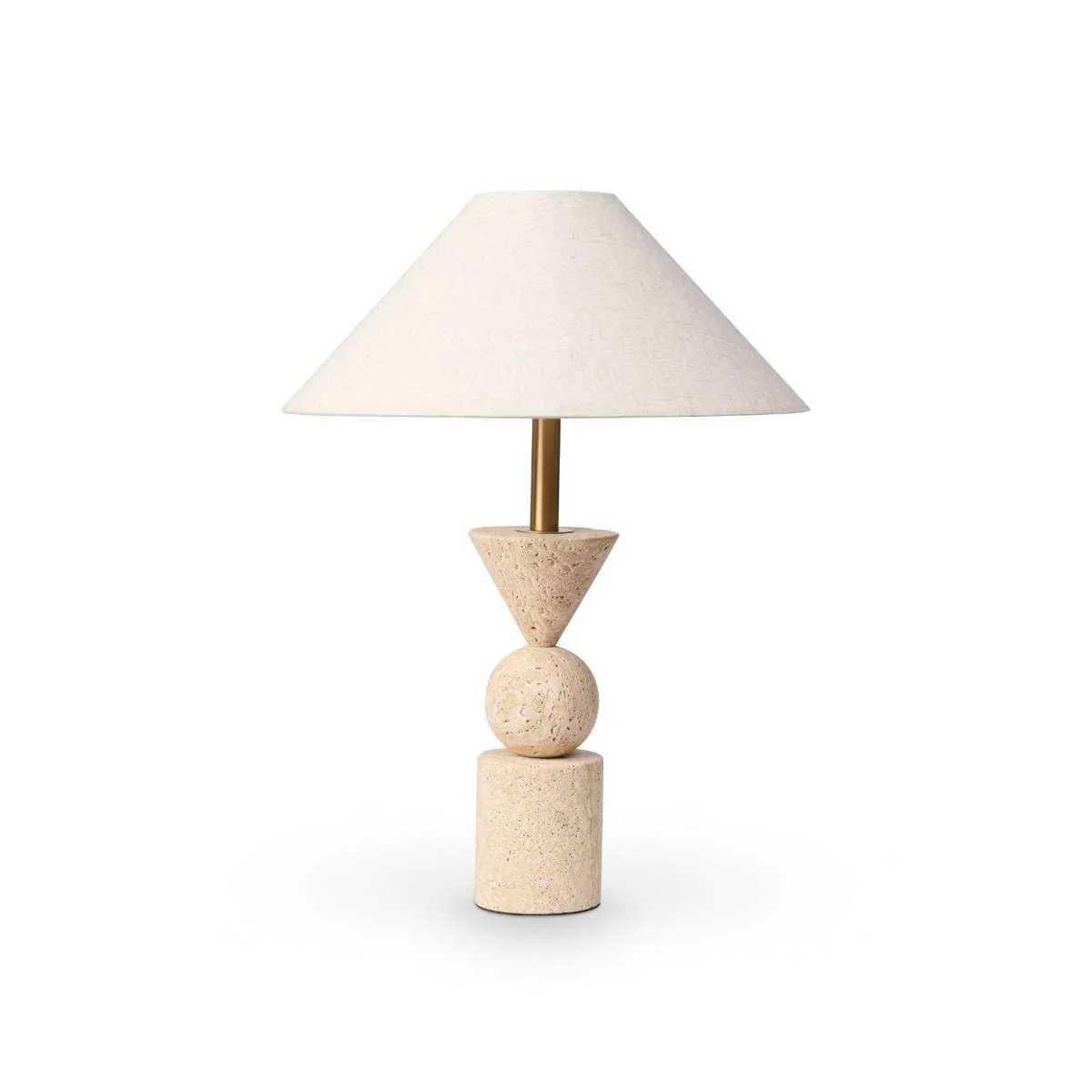 Travertine Table Lamp Mocka