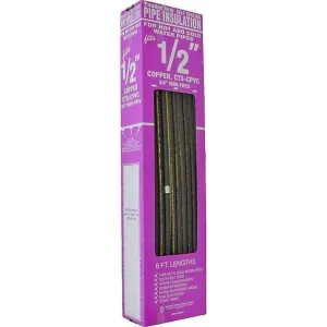 Tundra Self Sealing Pipe Insulation 1/2" x 6ft