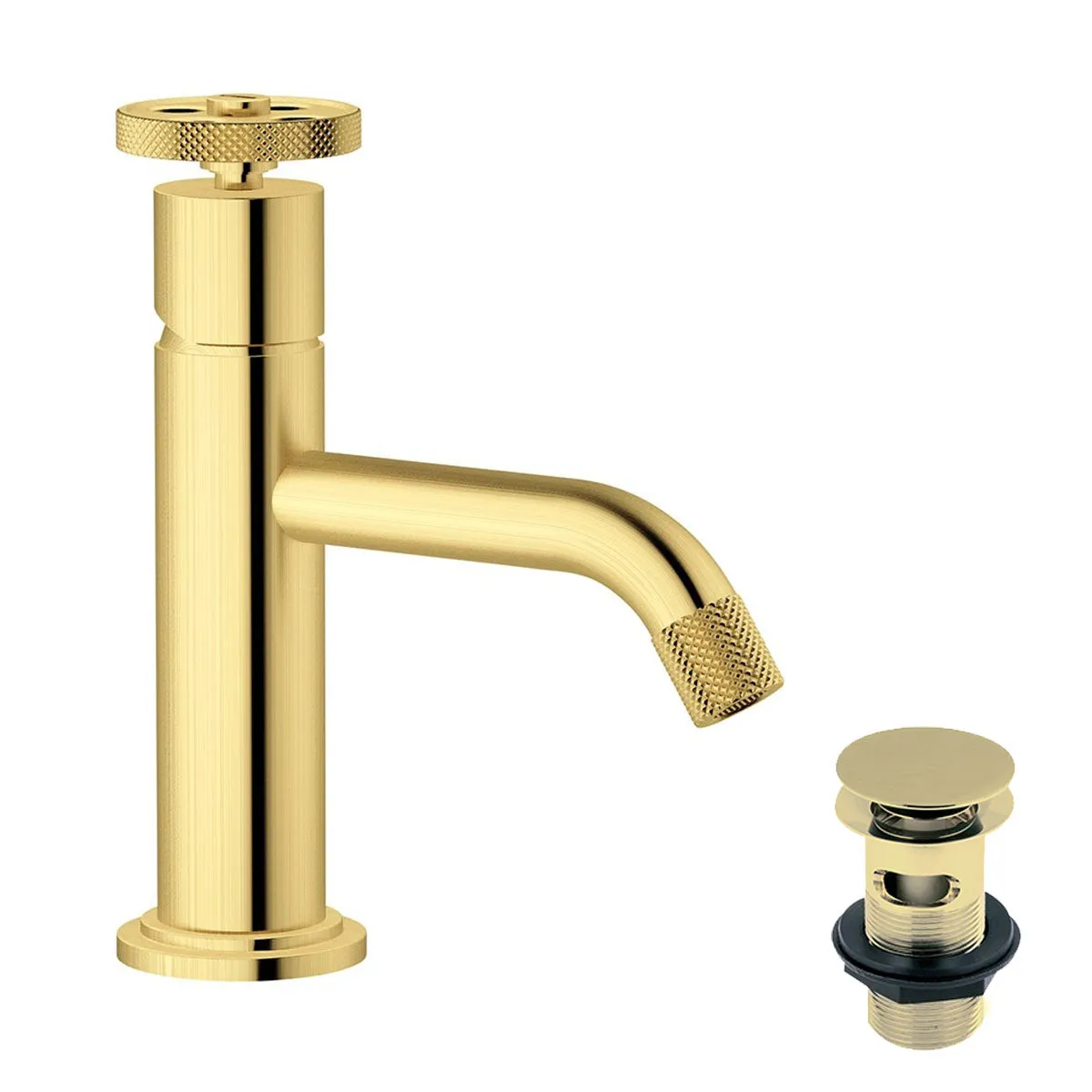 Urban Basin Mixer Tap With Click-Clack Waste