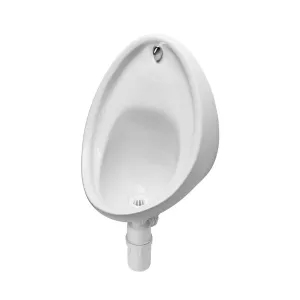 Urinal Bowl 500mm with Back Inlet - Gloss White