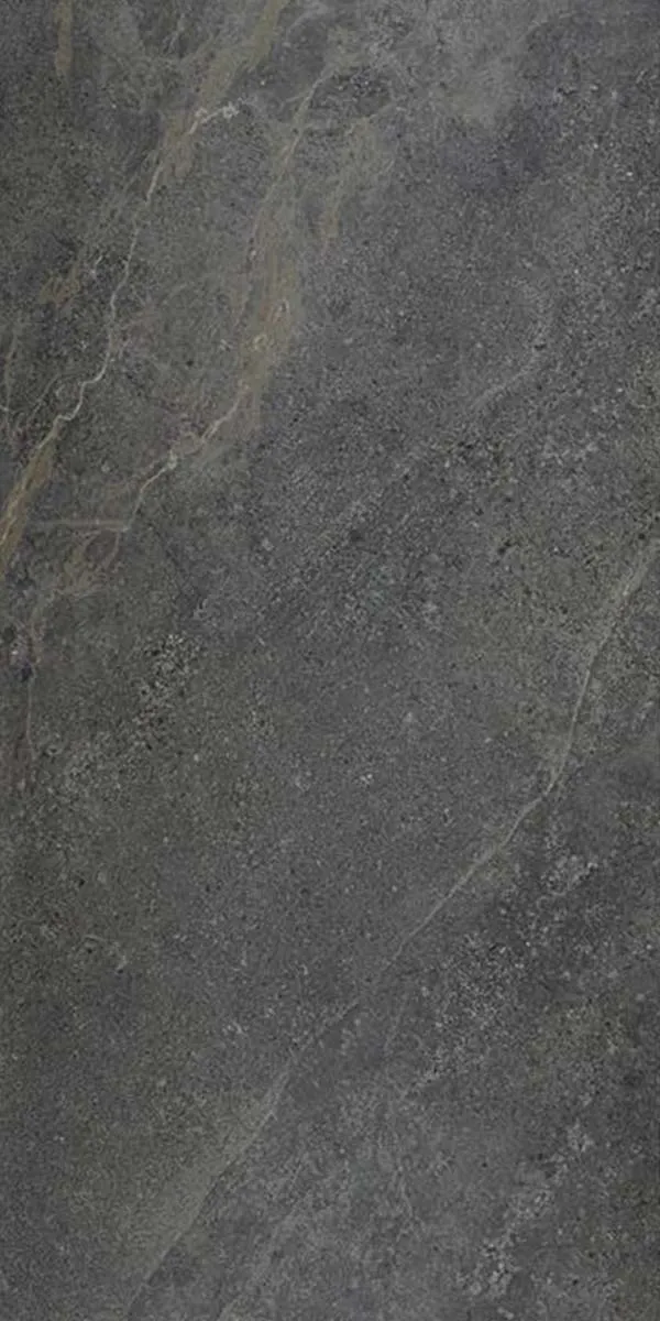 Valencia Anthracite Stone Effect Porcelain Tile 59x120cm Matt