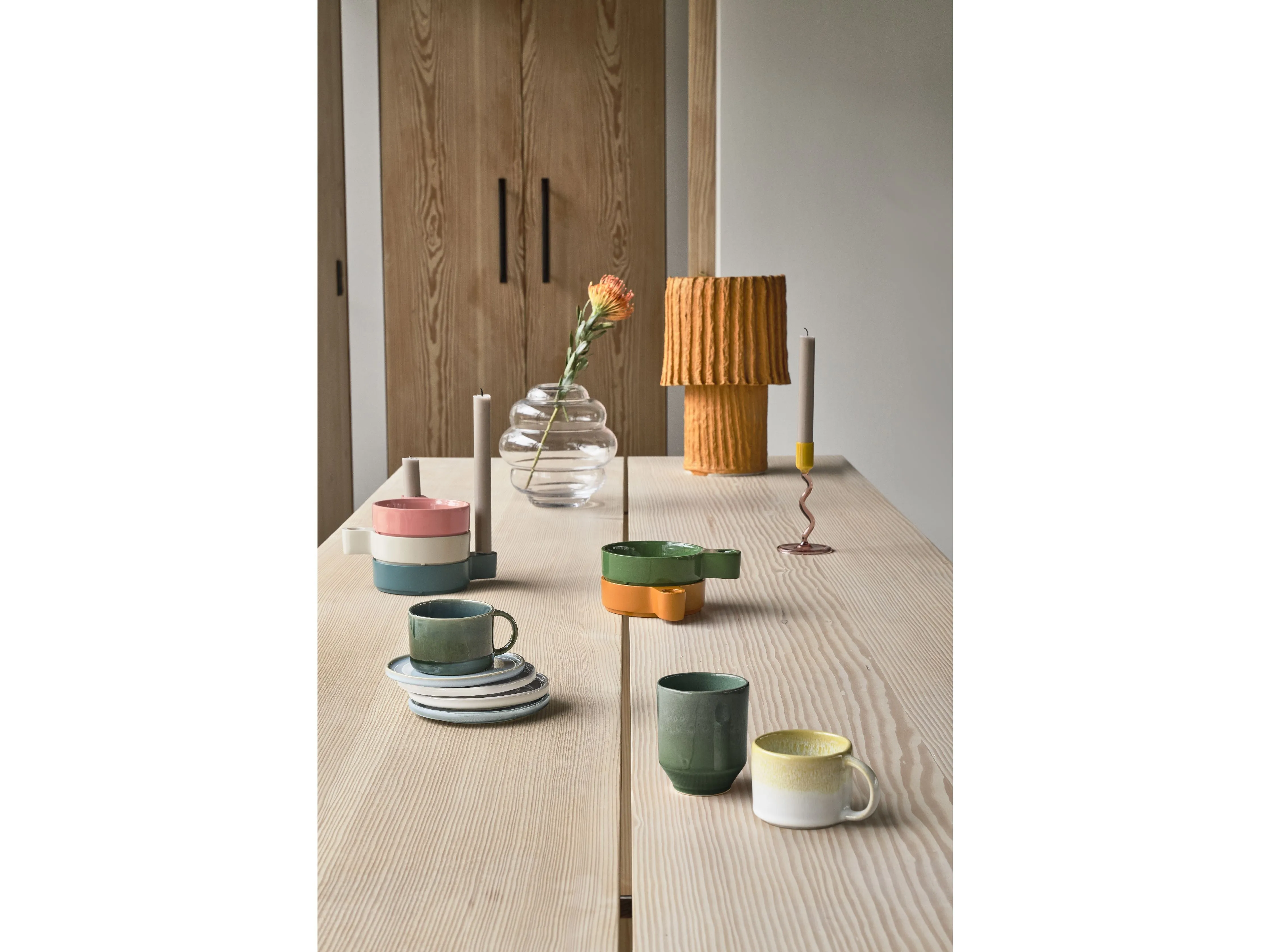 Villa Collection Styles Saucer  13.2 X 1.5 Cm 2 Pcs, Cream