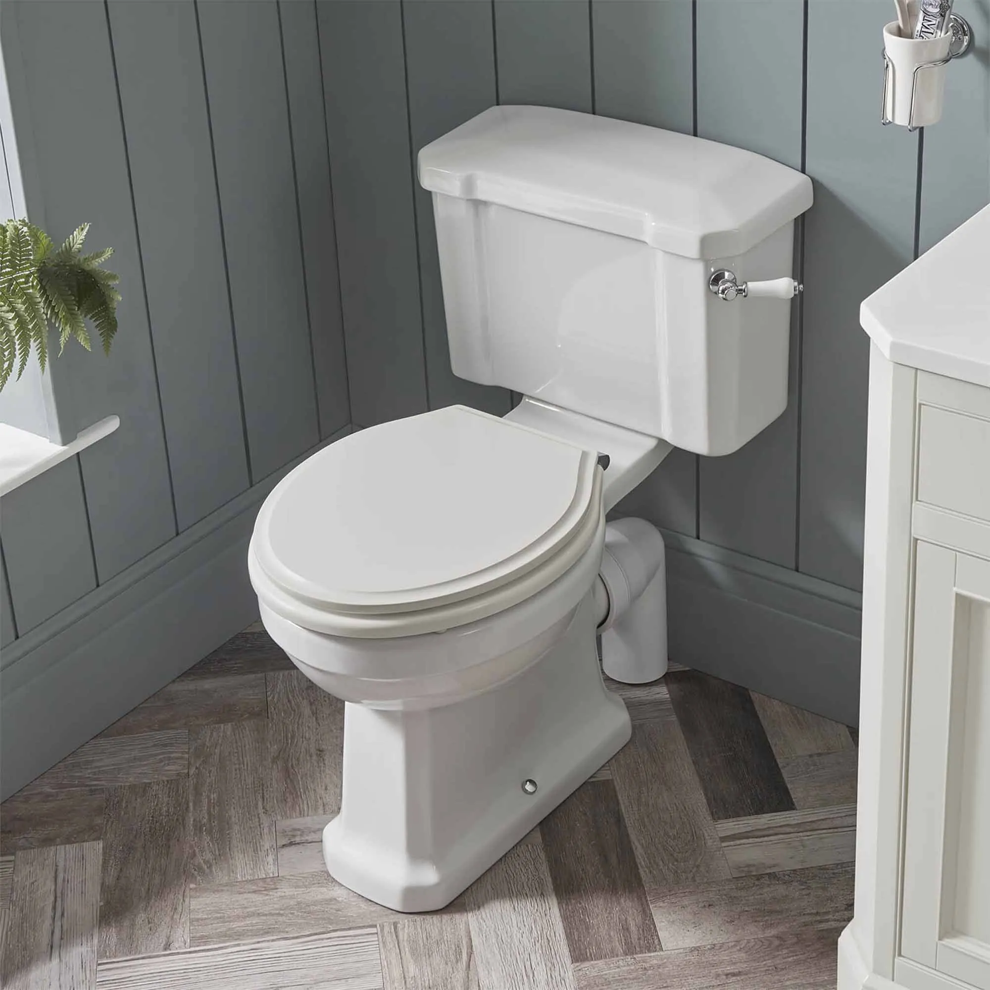 Vitoria Close Coupled Toilet With Soft Close Seat