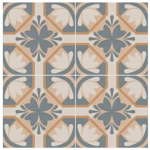 Vives Bali Jimbaron Pattern Porcelain Tile 20x20cm Matt