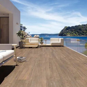 Vives Bowden-R Noce Wood Effect Porcelain Tile 19x120cm Matt