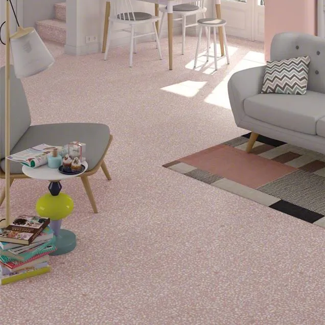 Vives Farnese Amalfi Rosa Terrazzo Effect Porcelain Tile 30x30cm Matt