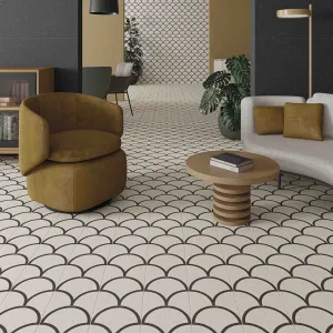 Vives Quetta Pattern Porcelain Tile 20x20cm Matt
