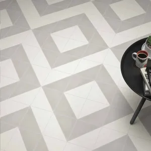 Vives Svenska Tre Humo Encaustic Effect Porcelain Tile 20x20cm Matt