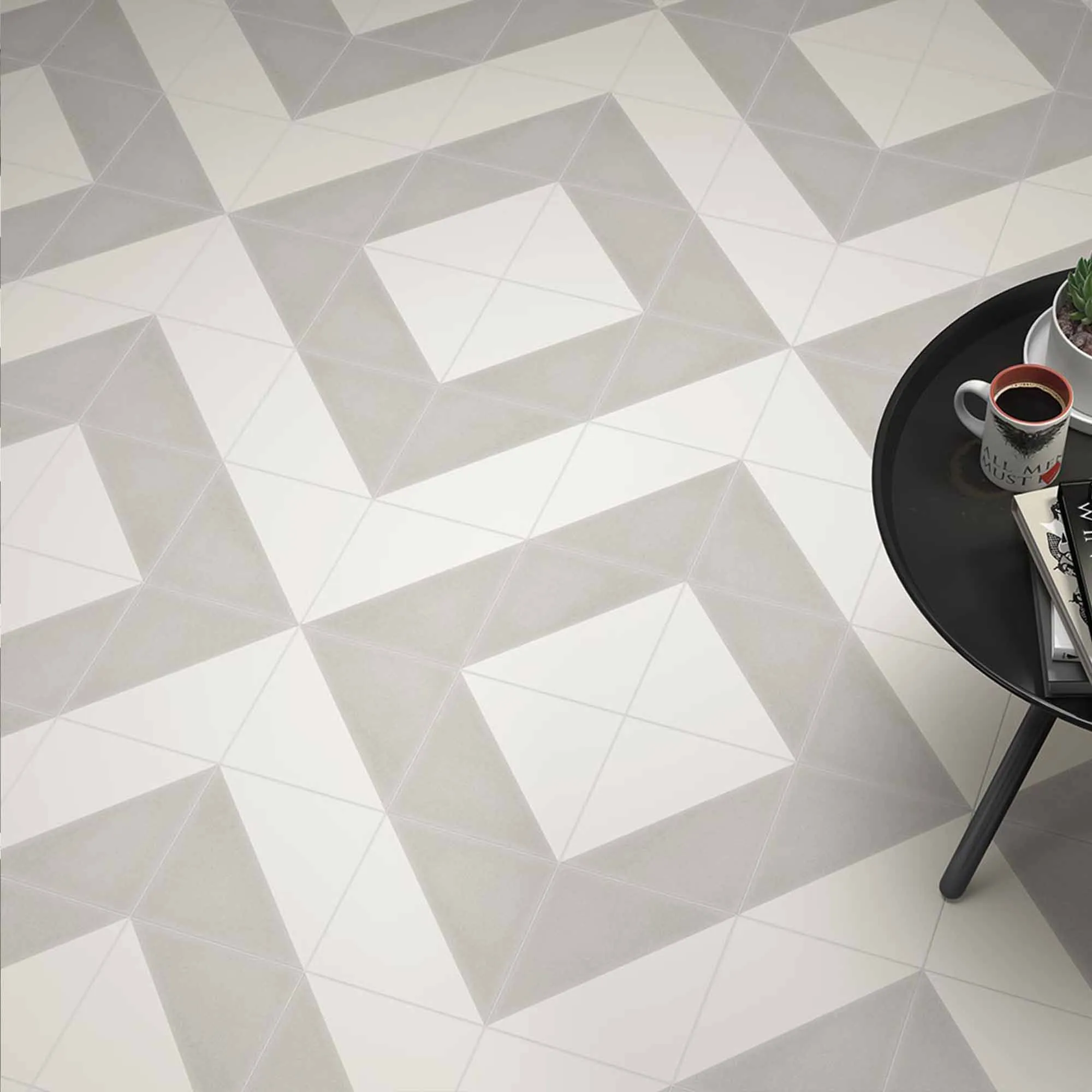 Vives Svenska Tre Humo Encaustic Effect Porcelain Tile 20x20cm Matt