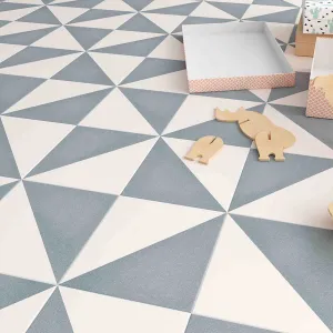 Vives Svenska Tre Nube Encaustic Effect Porcelain Tile 20x20cm Matt