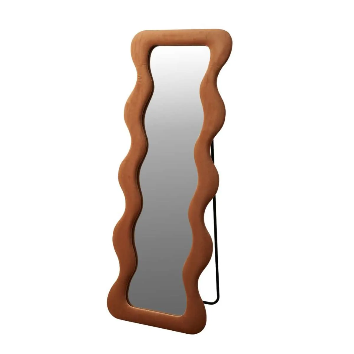 Wiggly Mirror - Rust Mocka