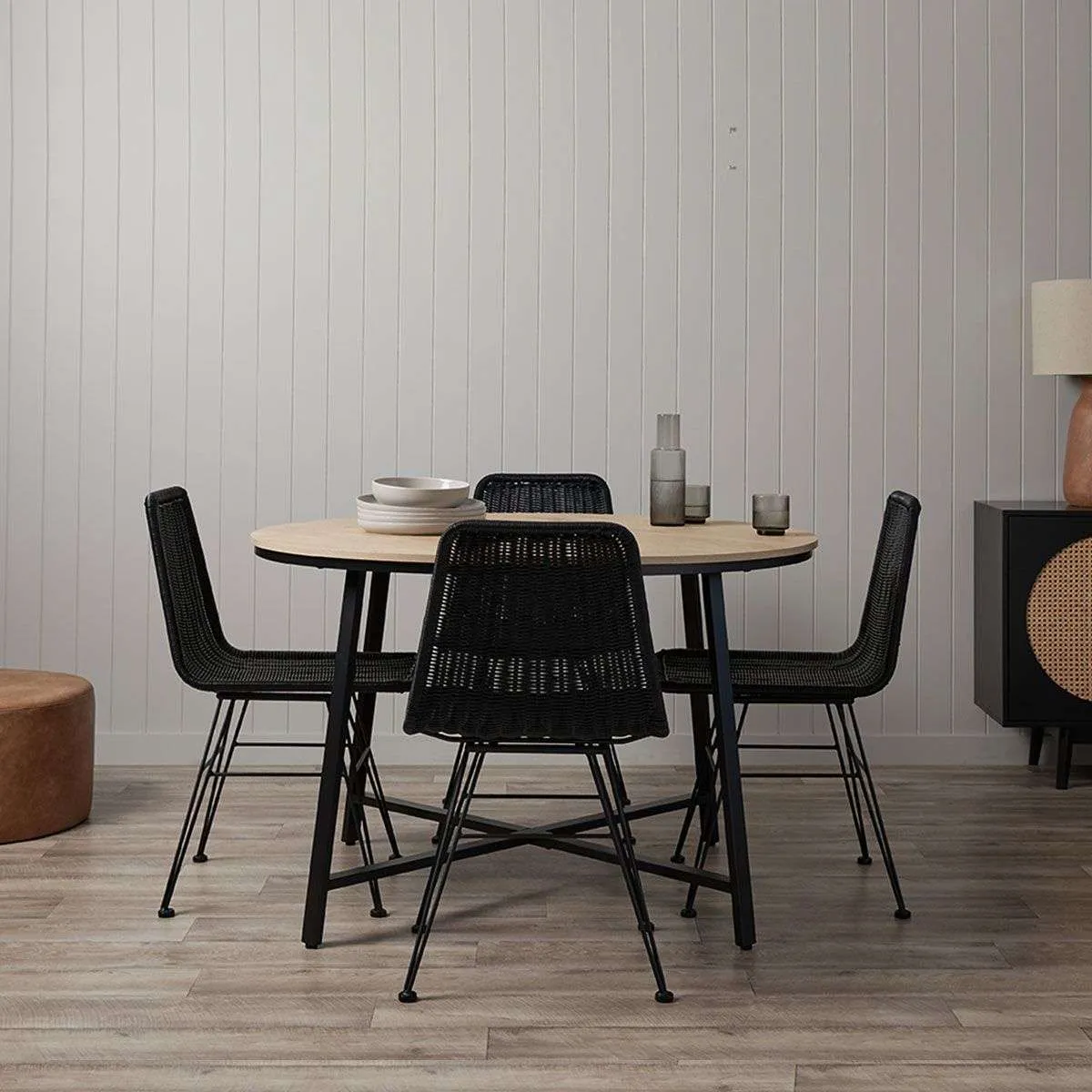 Xavier Dining Chair - Set of 2 - Black Mocka